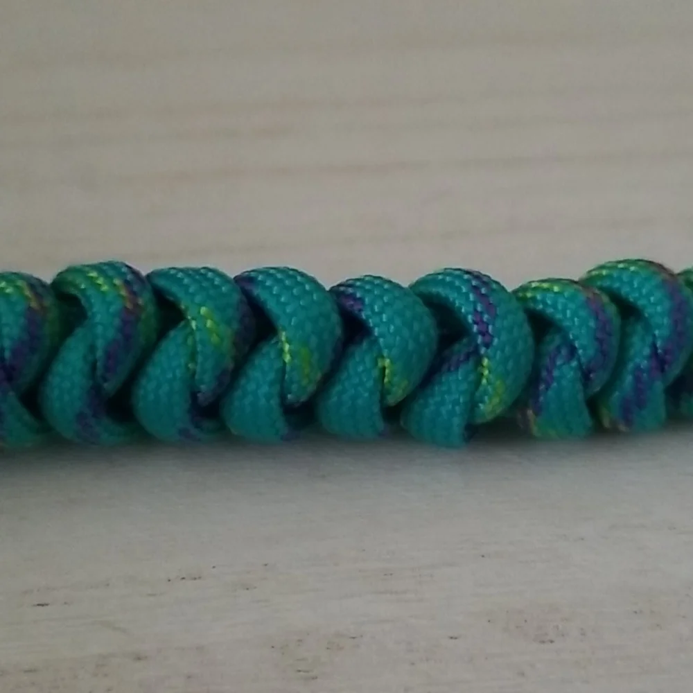 Blue Paracord Keychain